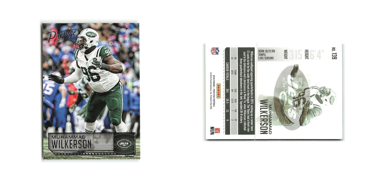 Muhammad Wilkerson 2016 Panini Prestige #139 New York Jets Football Card NM