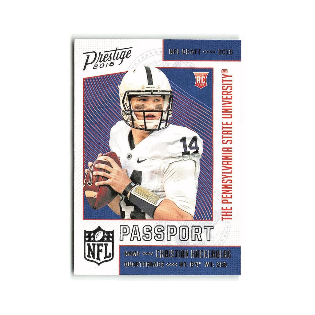 Christian Hackenberg Rookie 2016 Panini Prestige #1 Penn State Nittany Lions NM