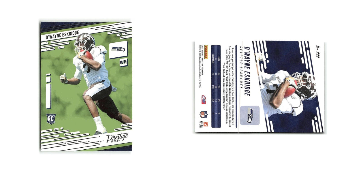 D'Wayne Eskridge Rookie 2021 Panini Prestige #233 Seattle Seahawks NM