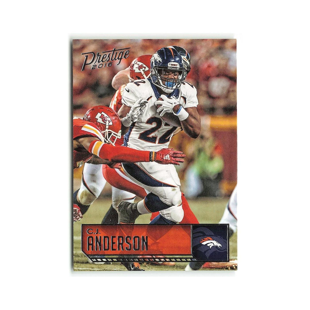 C.J. Anderson 2016 Panini Prestige #59 Denver Broncos Football Card NM