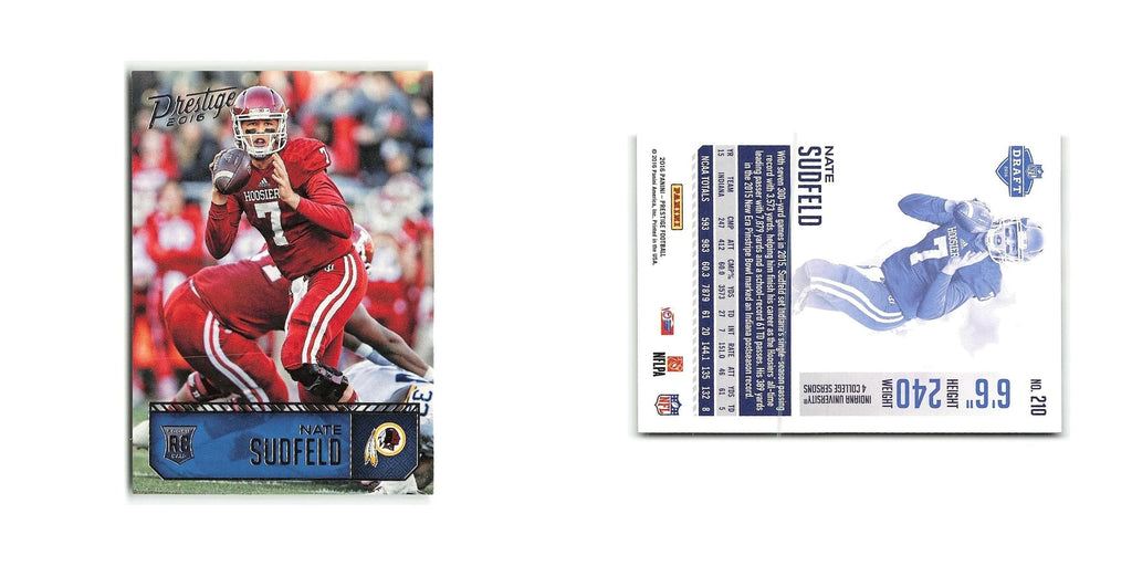 Nate Sudfeld Rookie 2016 Panini Prestige #210 Washington Redskins NM