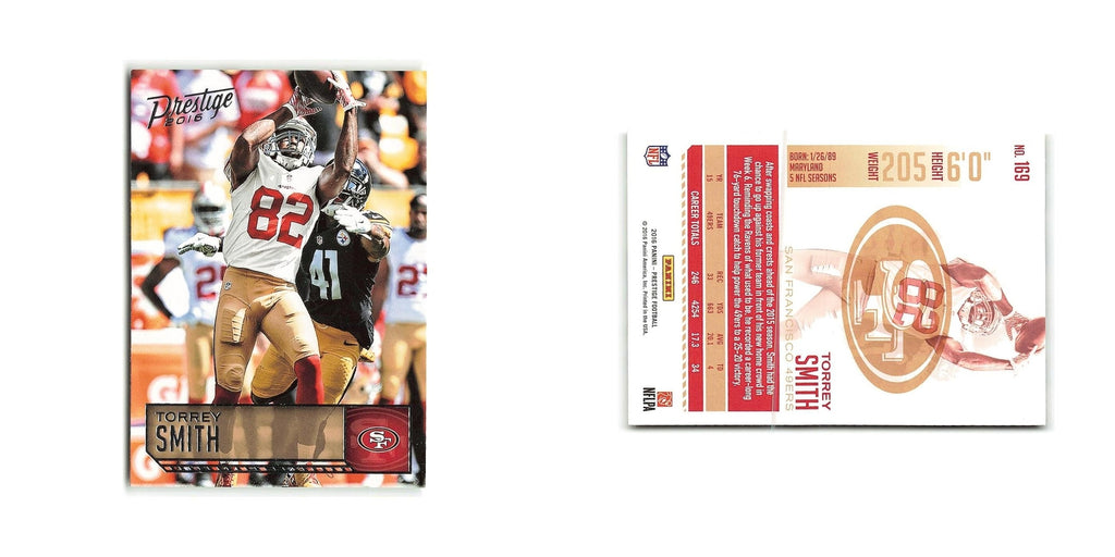 Torrey Smith 2016 Panini Prestige #169 San Francisco 49ers Football Card NM