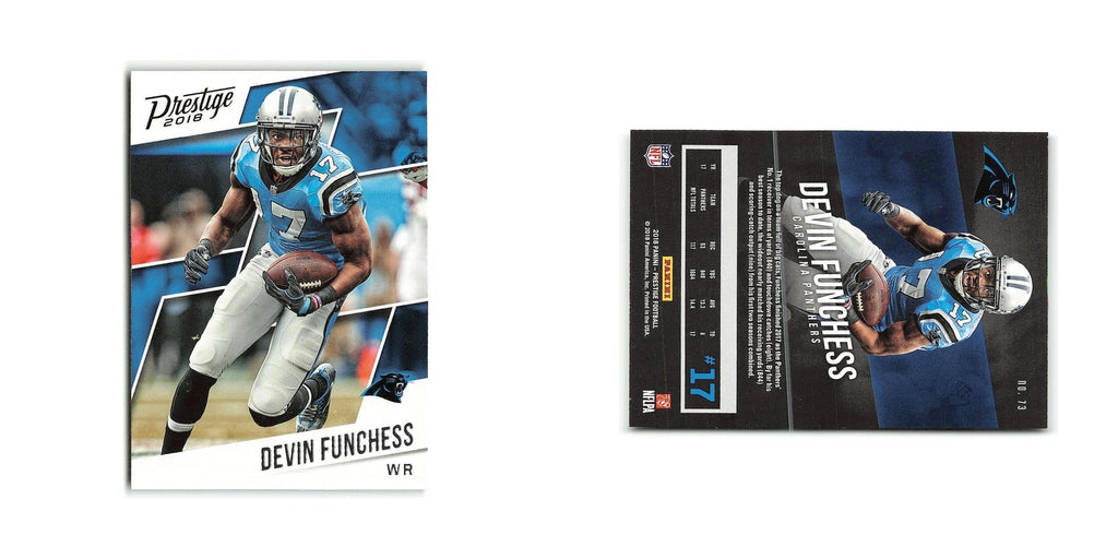 Devin Funchess 2018 Panini Prestige #73 Carolina Panthers Football Card NM