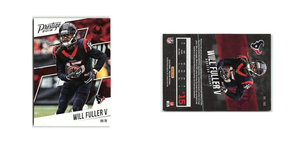 Will Fuller V 2018 Panini Prestige #106 Houston Texans Football Card NM