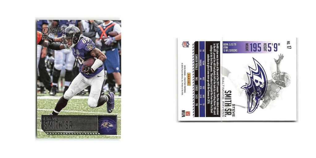 Steve Smith Sr. 2016 Panini Prestige #17 Baltimore Ravens Football Card NM