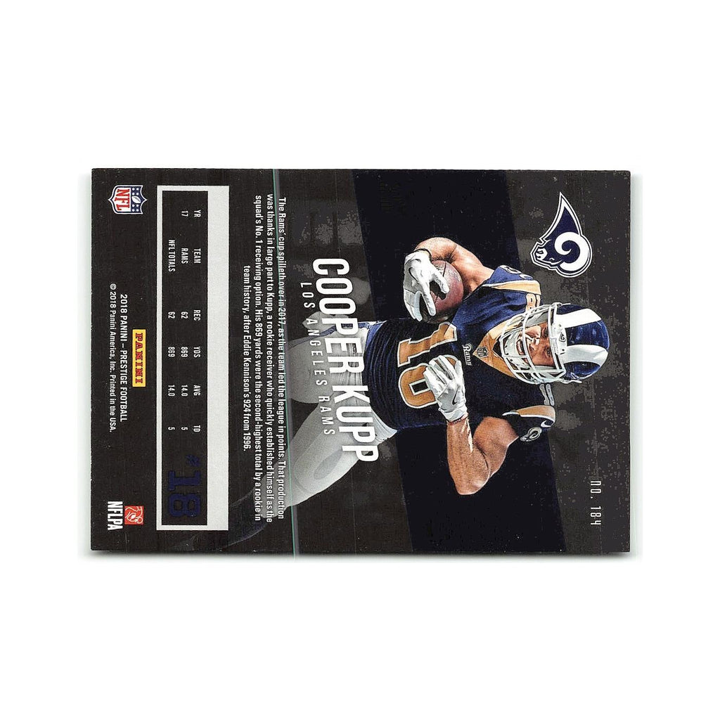 Cooper Kupp 2018 Panini Prestige #184 Los Angeles Rams Football Card NM