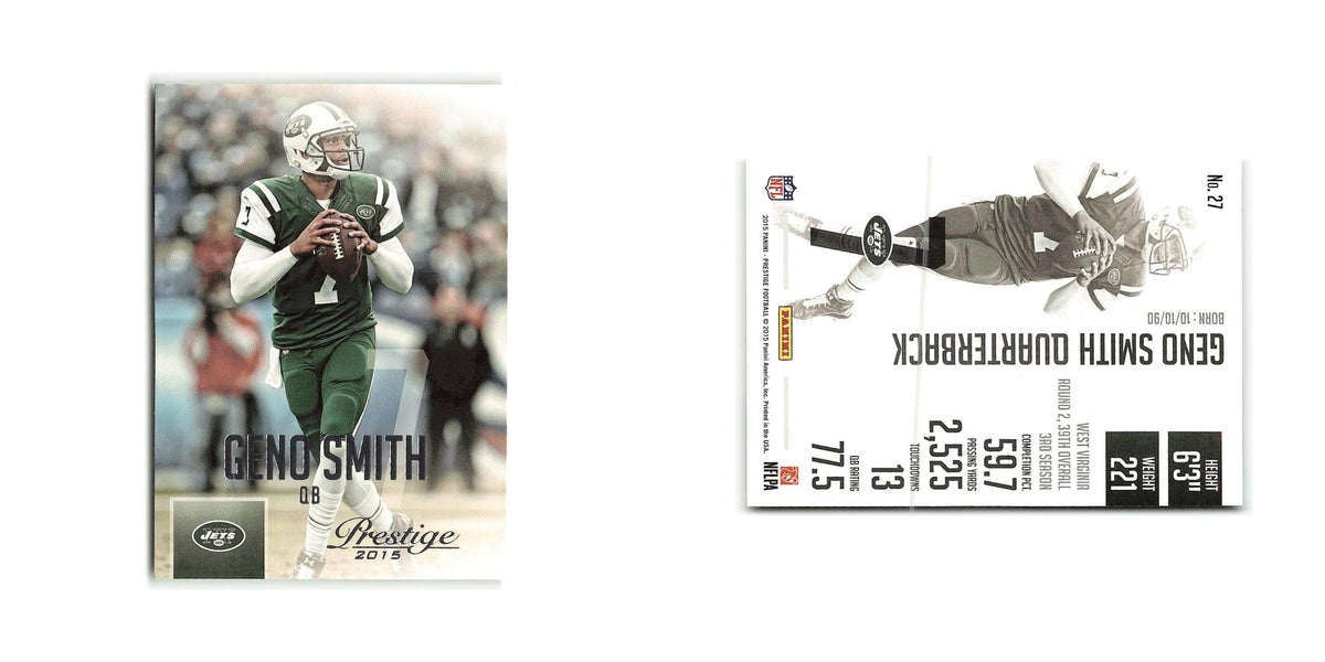 Geno Smith 2015 Panini Prestige #27 New York Jets Football Card NM