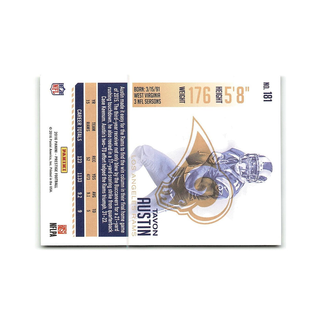 Tavon Austin 2016 Panini Prestige #181 Los Angeles Rams Football Card NM