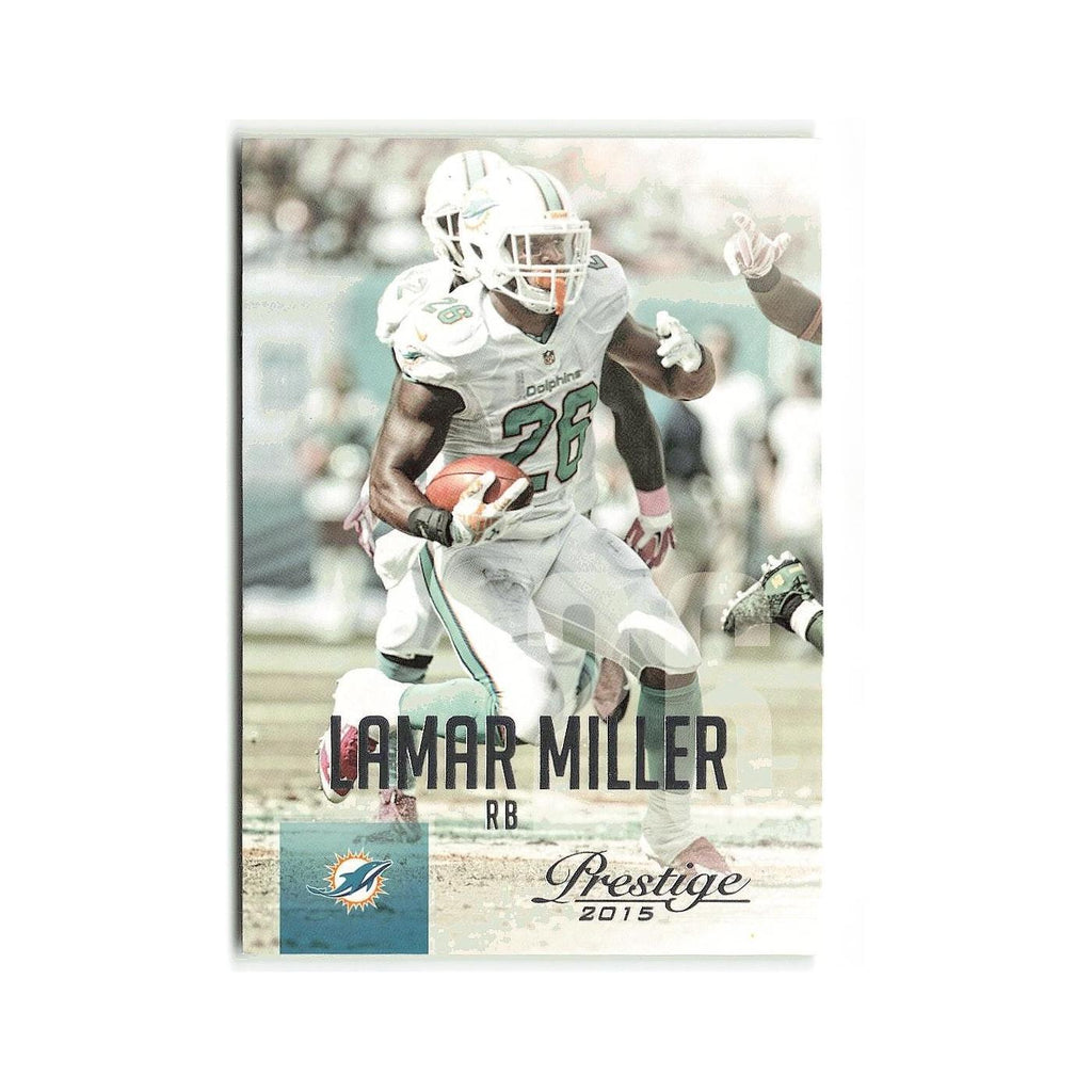 Lamar Miller 2015 Panini Prestige #25 Miami Dolphins Football Card NM