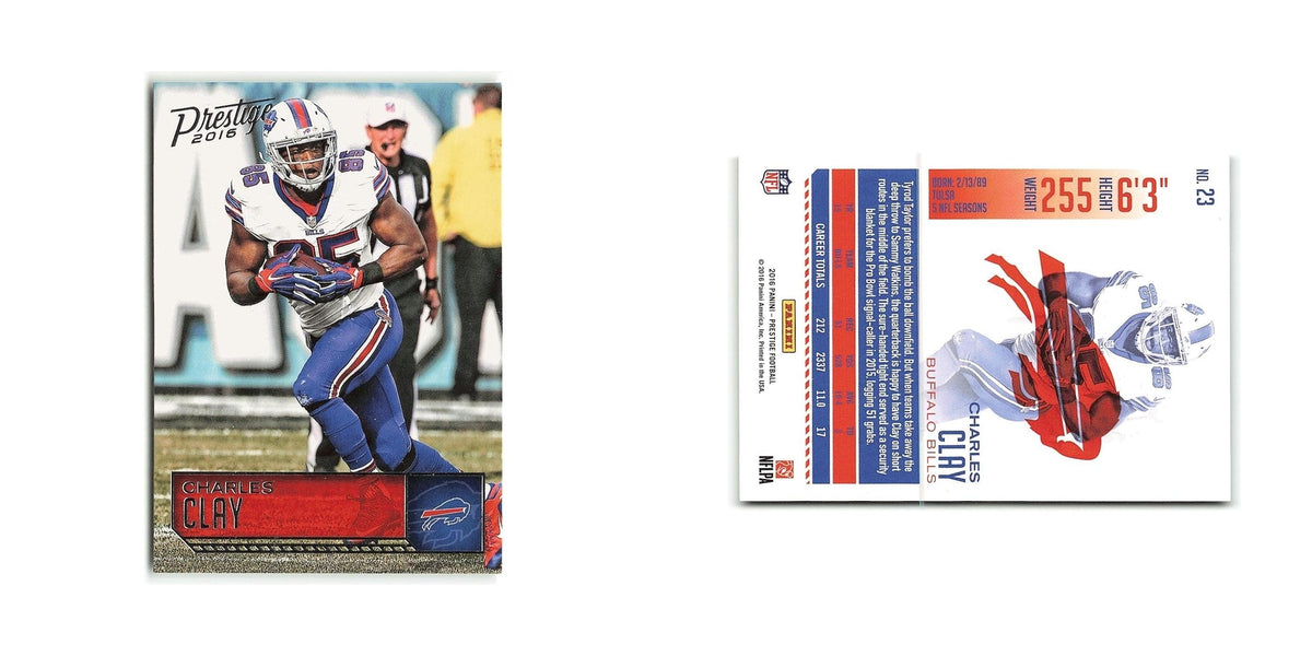 Charles Clay 2016 Panini Prestige #23 Buffalo Bills Football Card NM