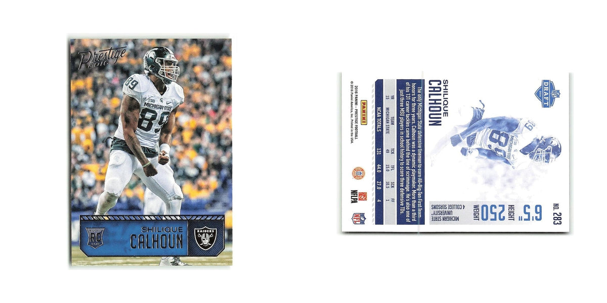Shilique Calhoun Rookie 2016 Panini Prestige #283 Oakland Raiders NM