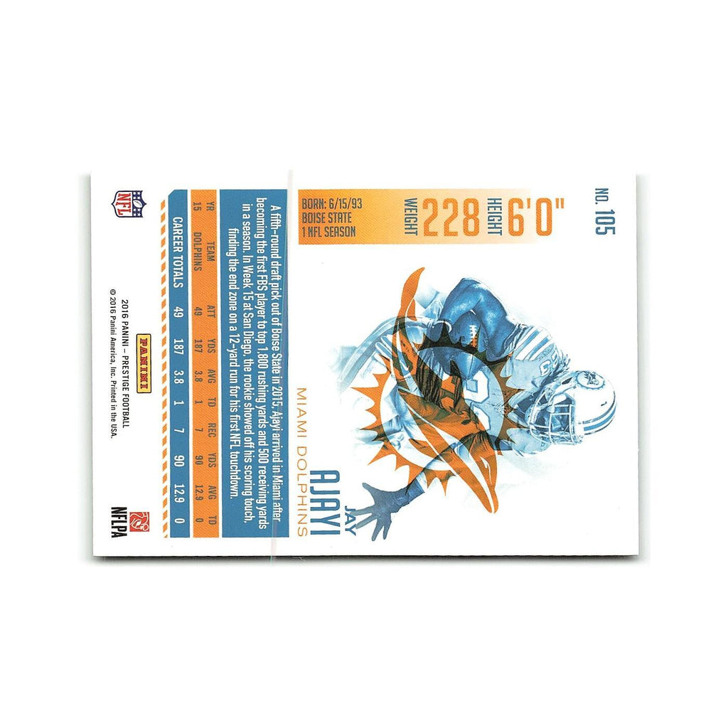 Jay Ajayi 2016 Panini Prestige #105 Miami Dolphins Football Card NM