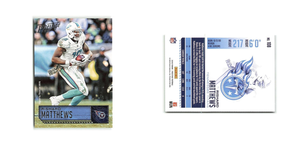 Rishard Matthews 2016 Panini Prestige #108 Miami Dolphins Football Card NM