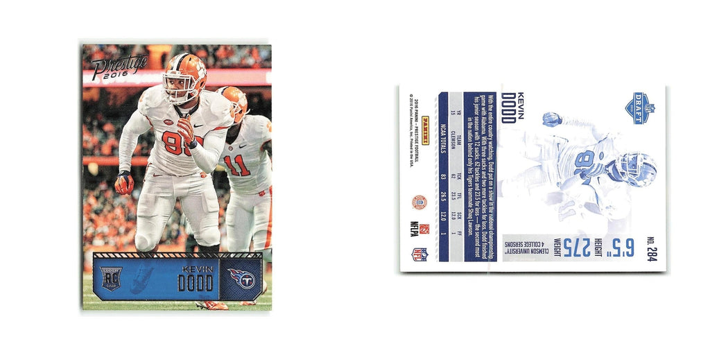 Kevin Dodd Rookie 2016 Panini Prestige #284 Tennessee Titans Football Card NM