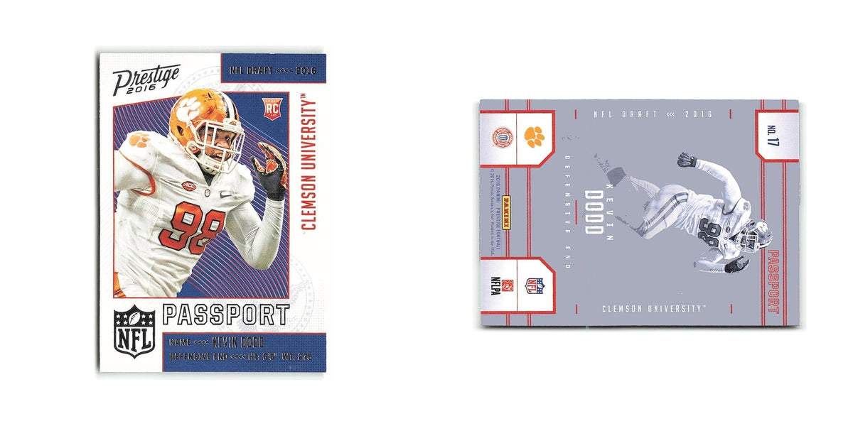 Kevin Dodd Rookie 2016 Panini Prestige #17 Clemson Tigers Football Card NM