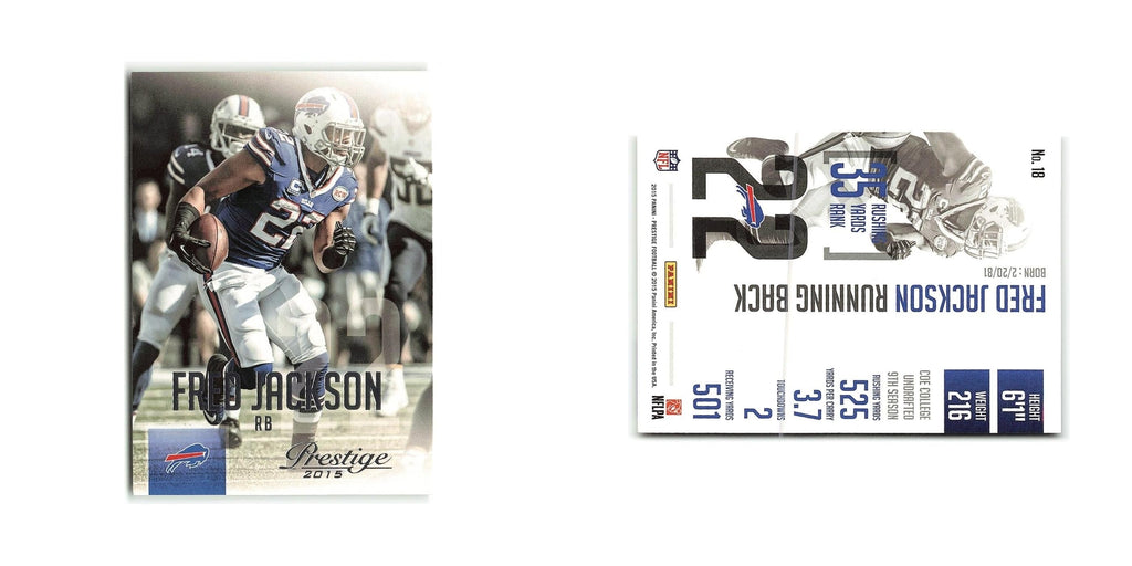 Fred Jackson 2015 Panini Prestige #18 Buffalo Bills Football Card NM