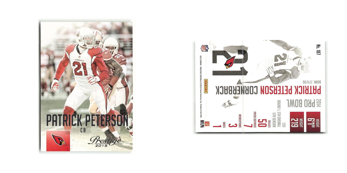 Patrick Peterson 2015 Panini Prestige #187 Arizona Cardinals Football Card NM