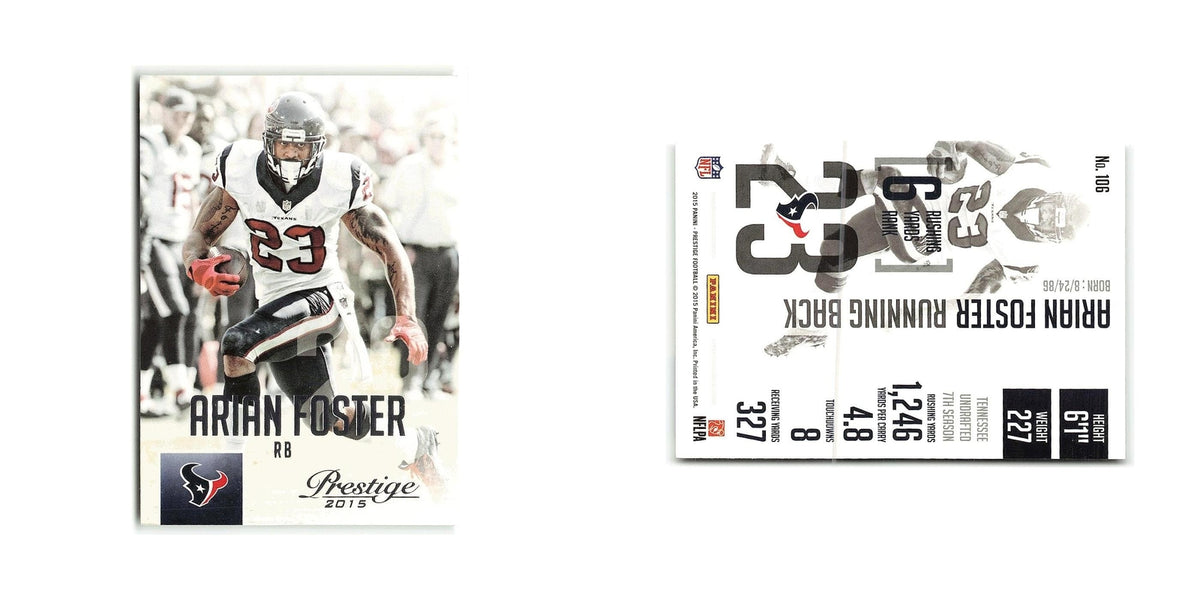 Arian Foster 2015 Panini Prestige #106 Houston Texans Football Card NM