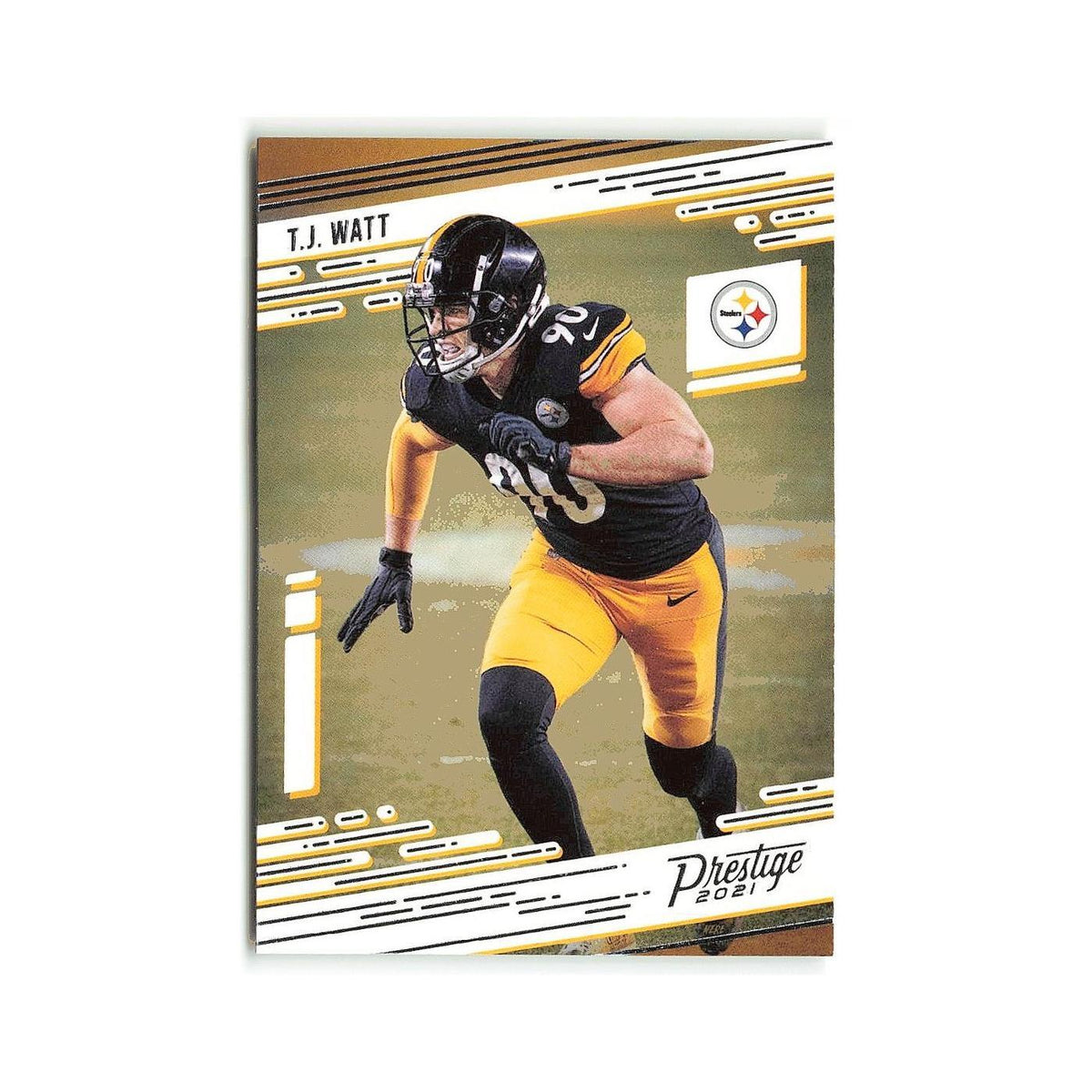T.J. Watt 2021 Panini Prestige #172 Pittsburgh Steelers Football Card NM