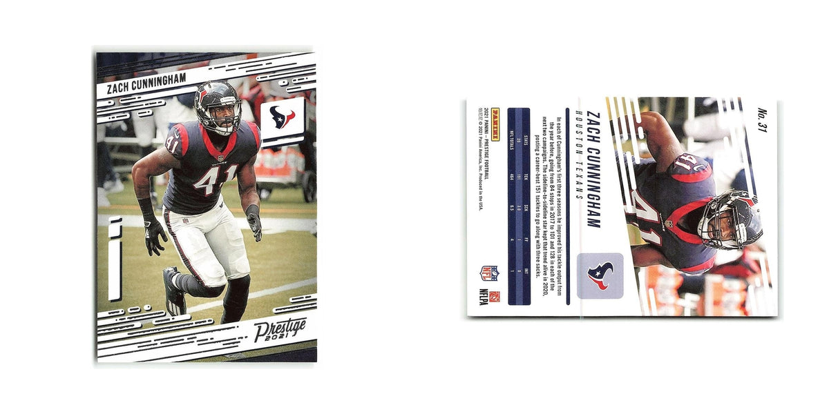 Zach Cunningham 2021 Panini Prestige #31 Houston Texans Football Card NM