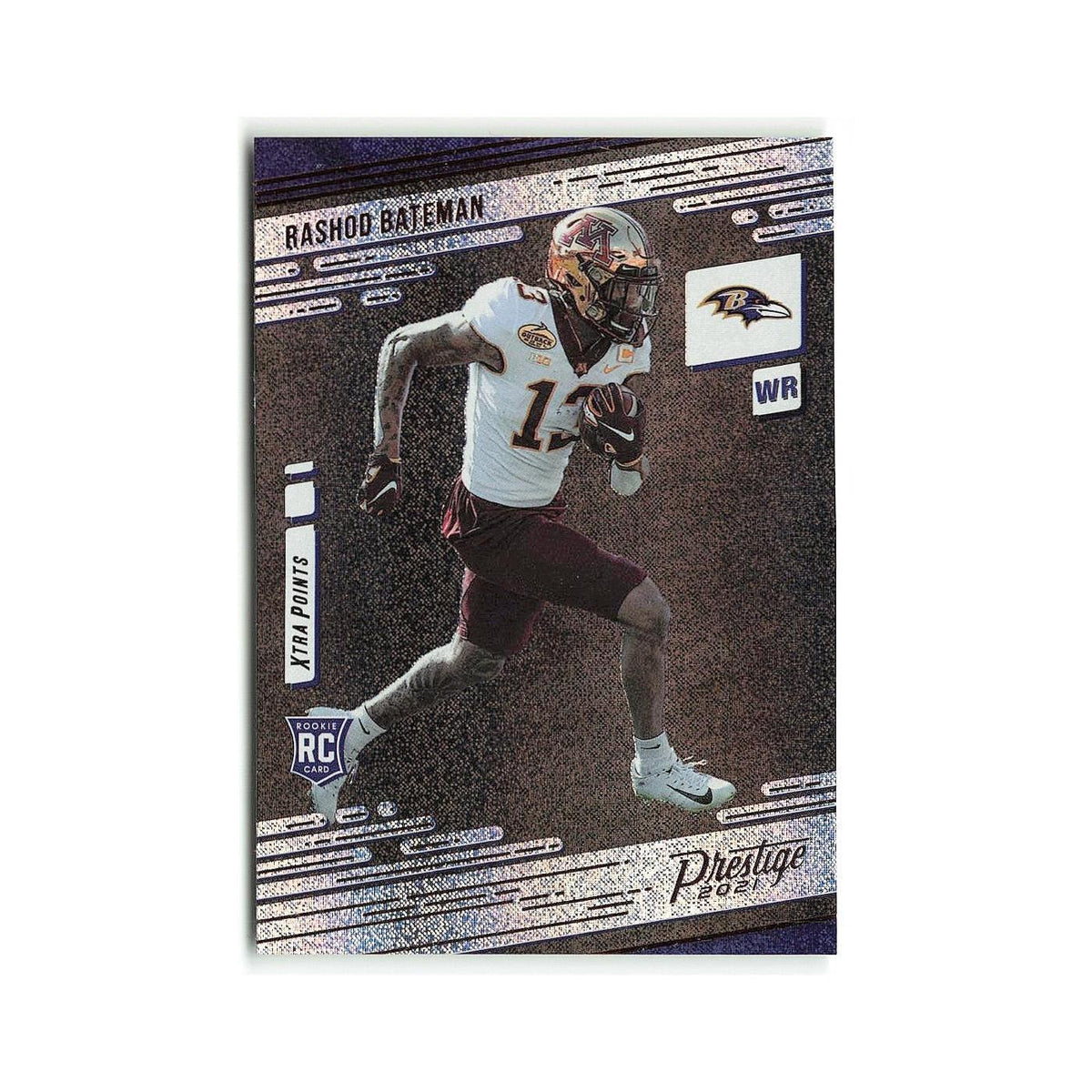 Rashod Bateman Rookie 2021 Panini Prestige #215 Baltimore Ravens NM