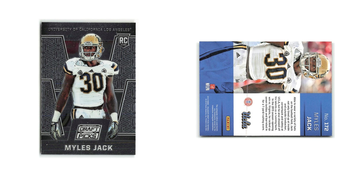 Myles Jack Rookie 2016 Panini Prizm Collegiate Draft Picks #172 UCLA Bruins NM