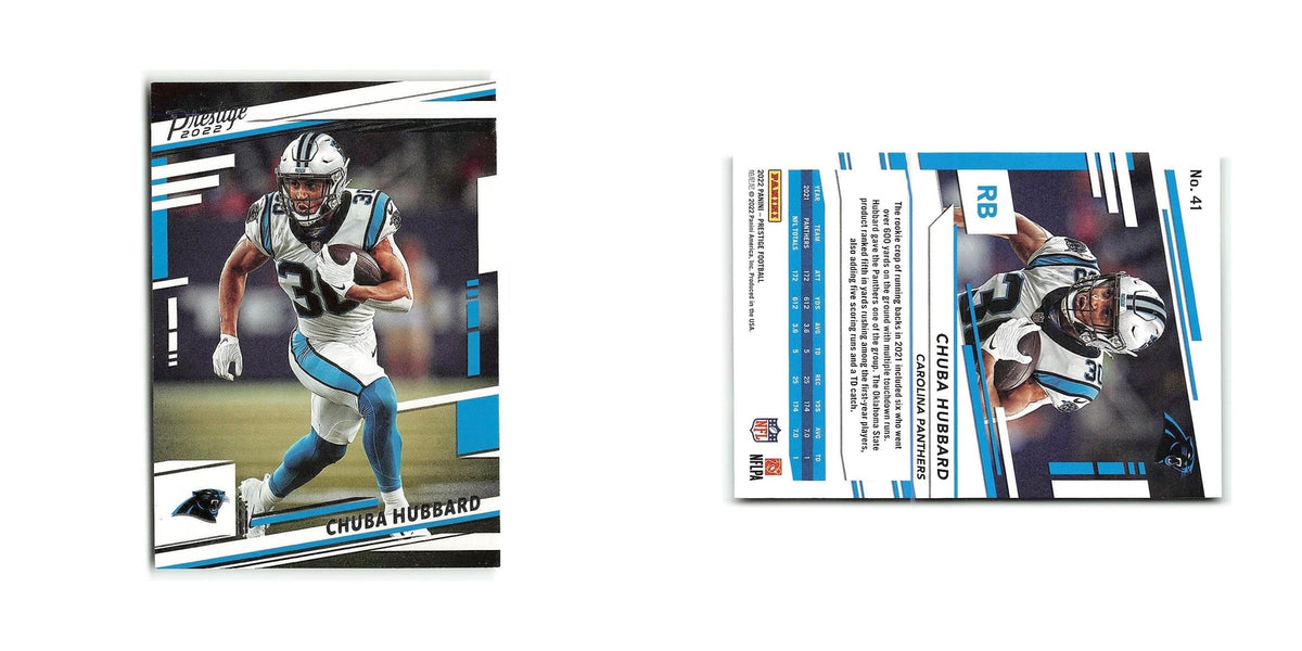 Chuba Hubbard 2022 Panini Prestige #41 Carolina Panthers Football Card NM