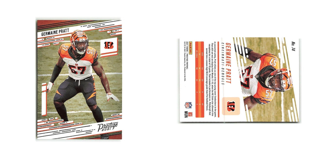 Germaine Pratt 2021 Panini Prestige #74 Cincinnati Bengals Football Card NM