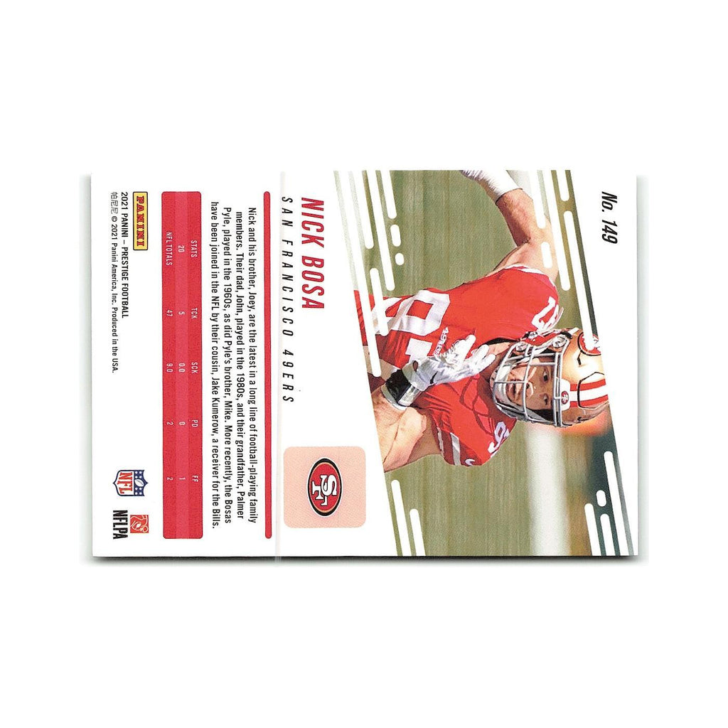 Nick Bosa 2021 Panini Prestige #149 San Francisco 49ers Football Card NM