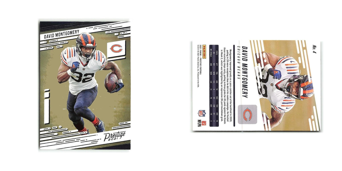 David Montgomery 2021 Panini Prestige #4 Chicago Bears Football Card NM