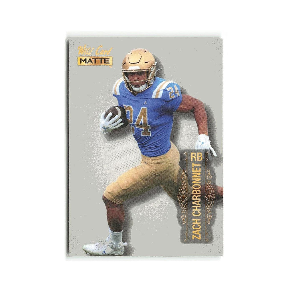 Zach Charbonnet 2022 Wild Card Matte #MB-116 UCLA Bruins Football Card NM