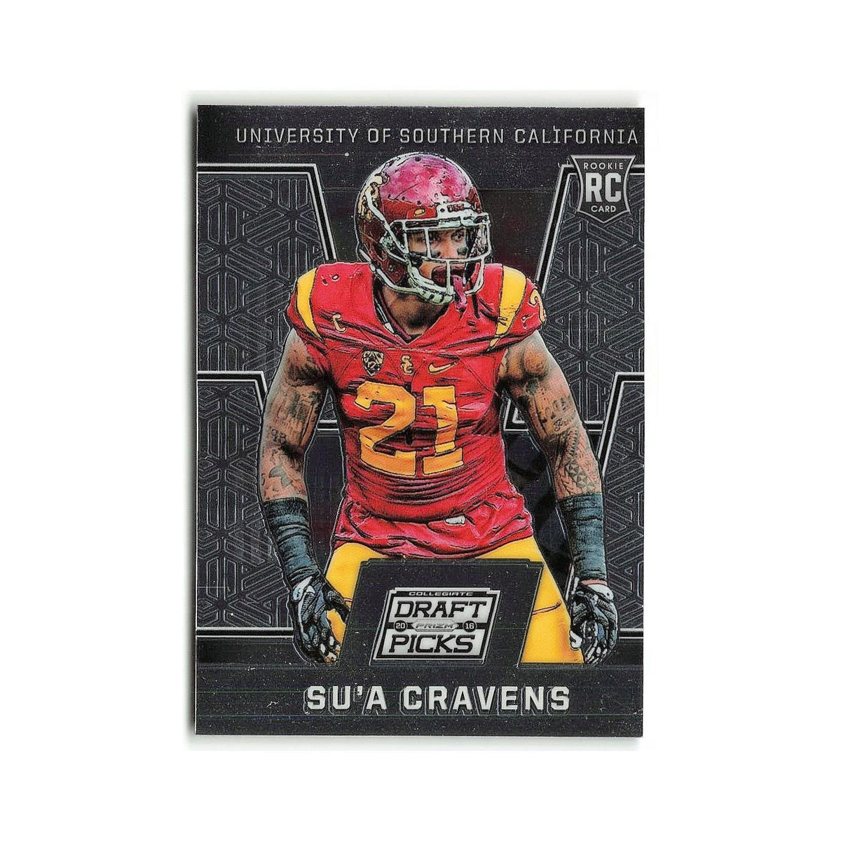 Su'a Cravens Rookie 2016 Panini Prizm Collegiate Draft Picks #176 USC Trojans NM