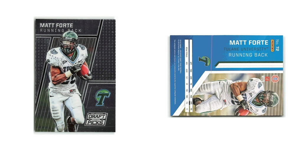 Matt Forte 2016 Panini Prizm Collegiate Draft Picks #72 Tulane Green Wave NM