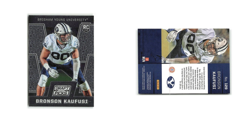Bronson Kaufusi Rookie 2016 Panini Prizm Collegiate Draft Picks #129 NM