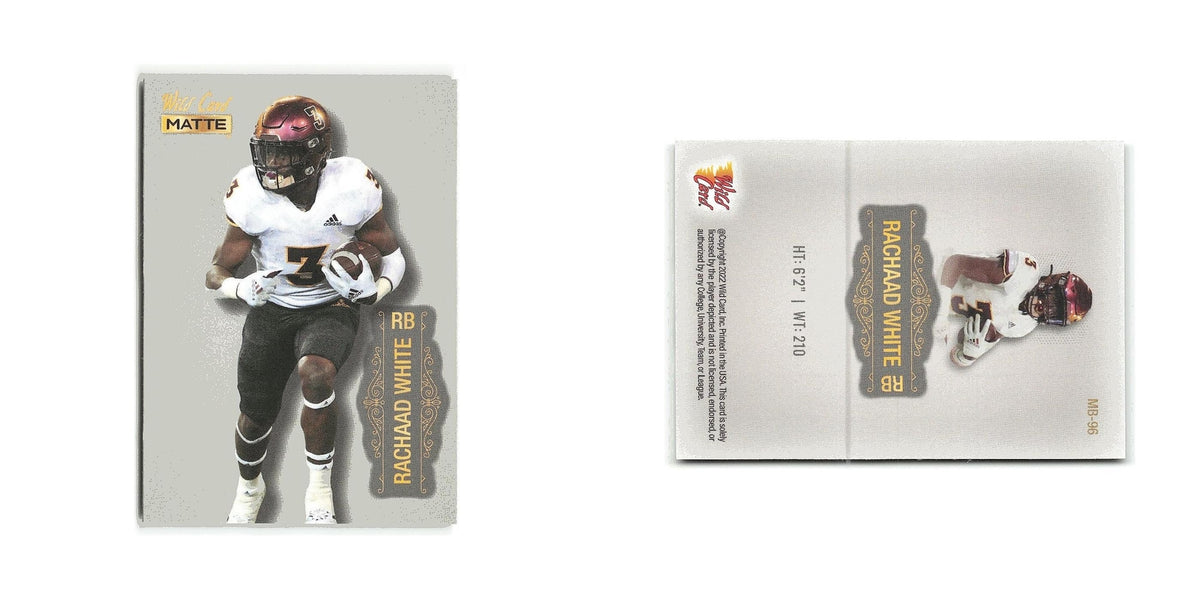 Rachaad White 2022 Wild Card Matte #MB-96 Arizona State Sun Devils NM
