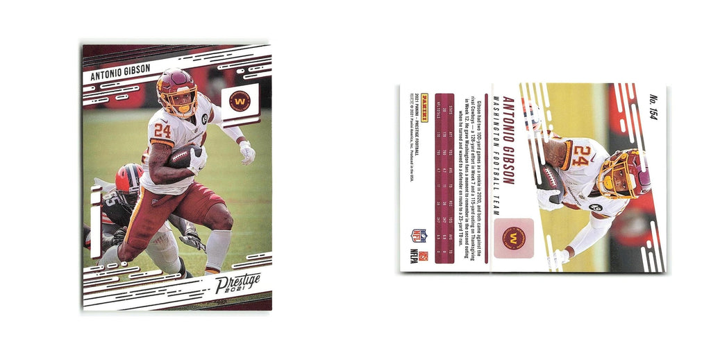 Antonio Gibson 2021 Panini Prestige #154 Washington Football Team NM