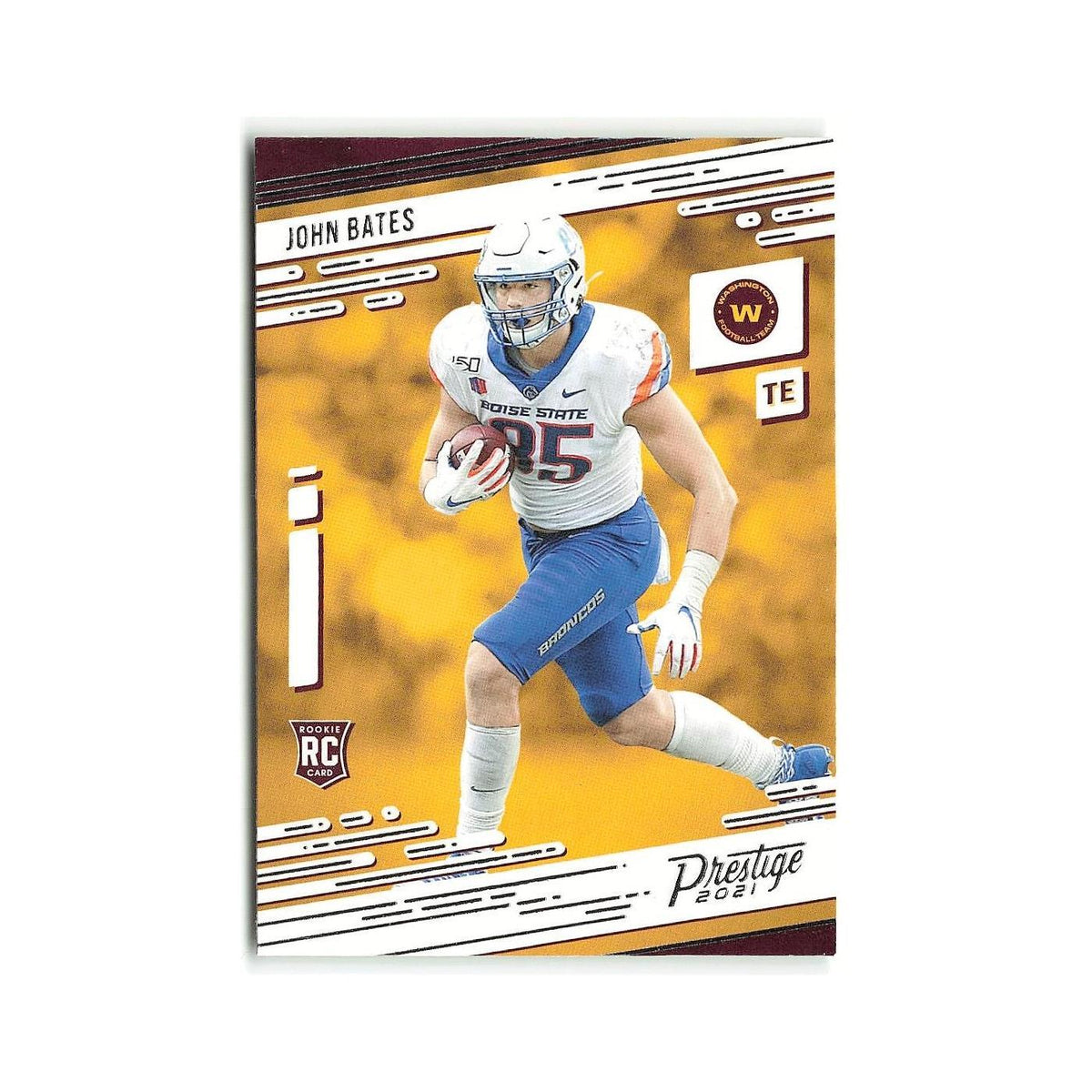 John Bates Rookie 2021 Panini Prestige #279 Washington Football Team NM