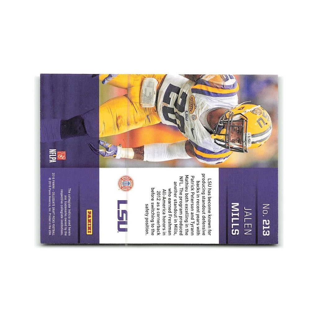 Jalen Mills Rookie 2016 Panini Prizm Collegiate Draft Picks #213 LSU Tigers NM