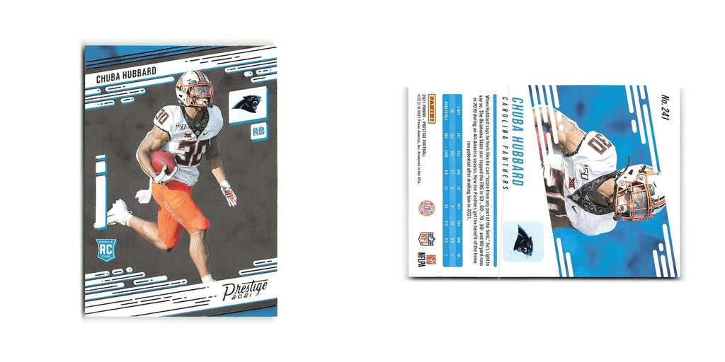 Chuba Hubbard Rookie 2021 Panini Prestige #241 Carolina Panthers NM