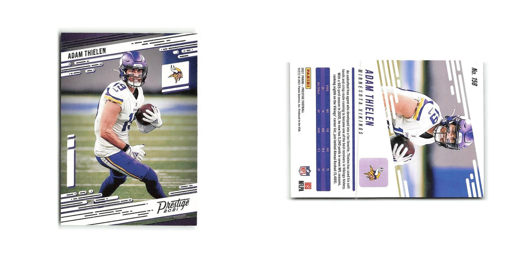 Adam Thielen 2021 Panini Prestige #158 Minnesota Vikings Football Card NM