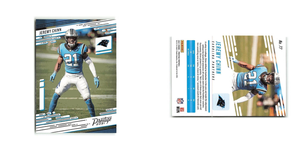 Jeremy Chinn 2021 Panini Prestige #77 Carolina Panthers Football Card NM