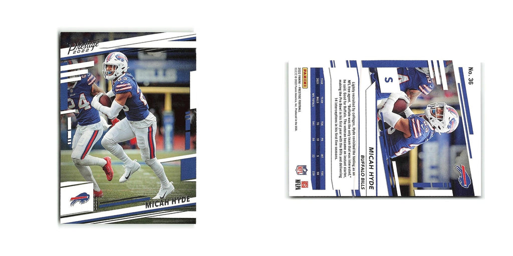 Micah Hyde 2022 Panini Prestige #36 Buffalo Bills Football Card NM