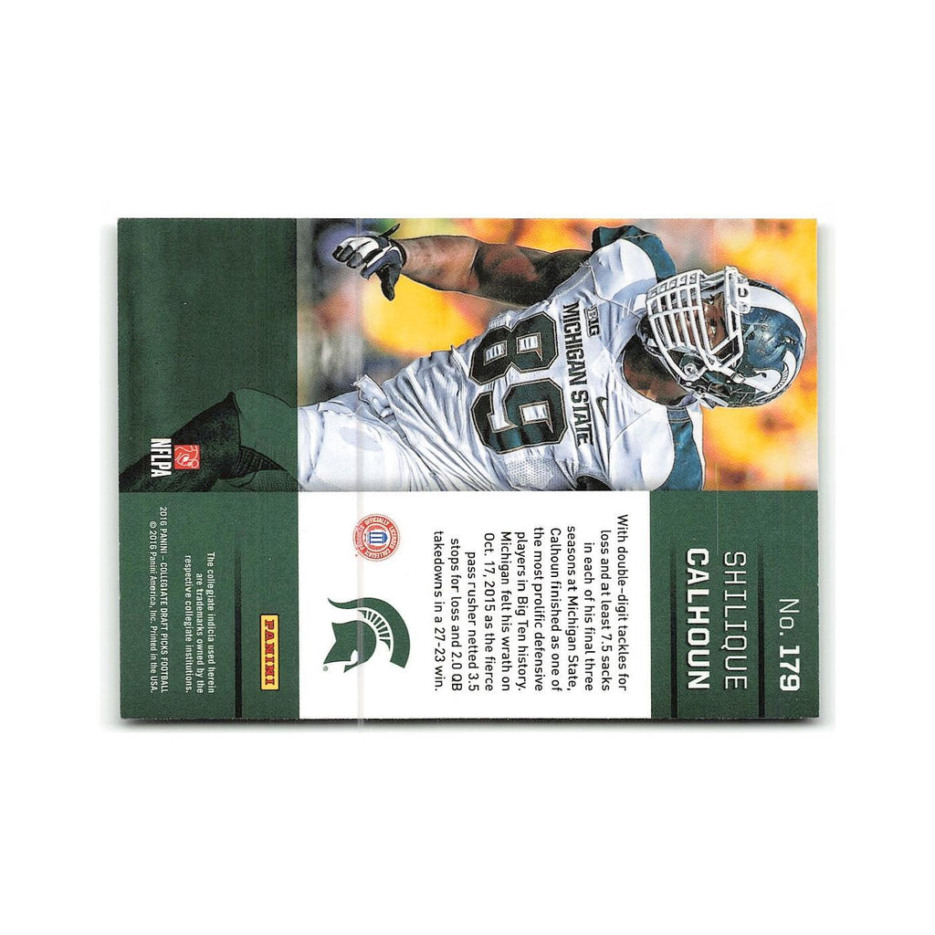 Shilique Calhoun Rookie 2016 Panini Prizm Collegiate Draft Picks #179 NM