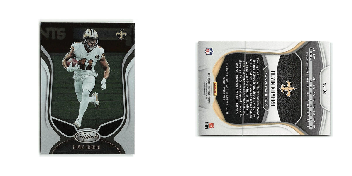 Alvin Kamara 2019 Panini Certified #84 New Orleans Saints Football Card NM