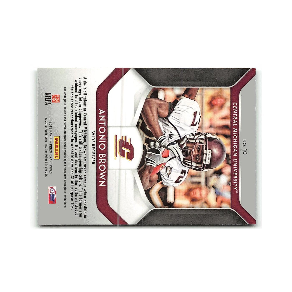 Antonio Brown 2019 Panini Prizm Collegiate Draft Picks #10 NM