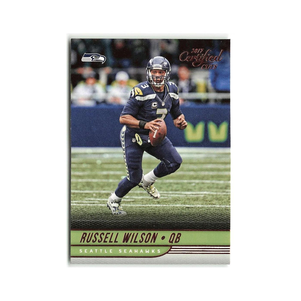 Russell Wilson 2017 Panini Certified Cuts #22 Seattle Seahawks Football Card NM