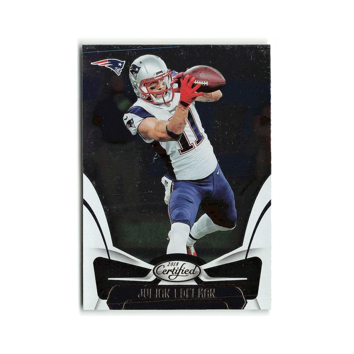 Julian Edelman 2018 Panini Certified #66 New England Patriots Football Card NM
