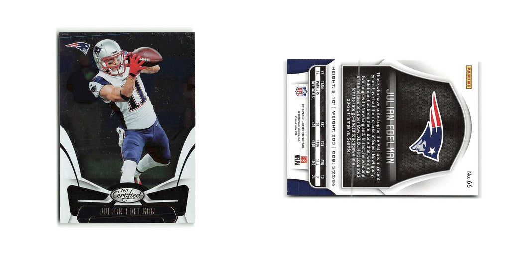 Julian Edelman 2018 Panini Certified #66 New England Patriots Football Card NM