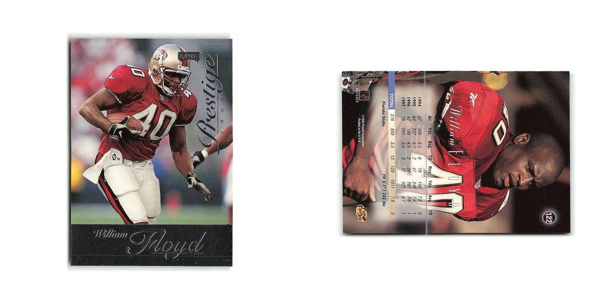 William Floyd 1998 Playoff Prestige #122 San Francisco 49ers Football Card NM