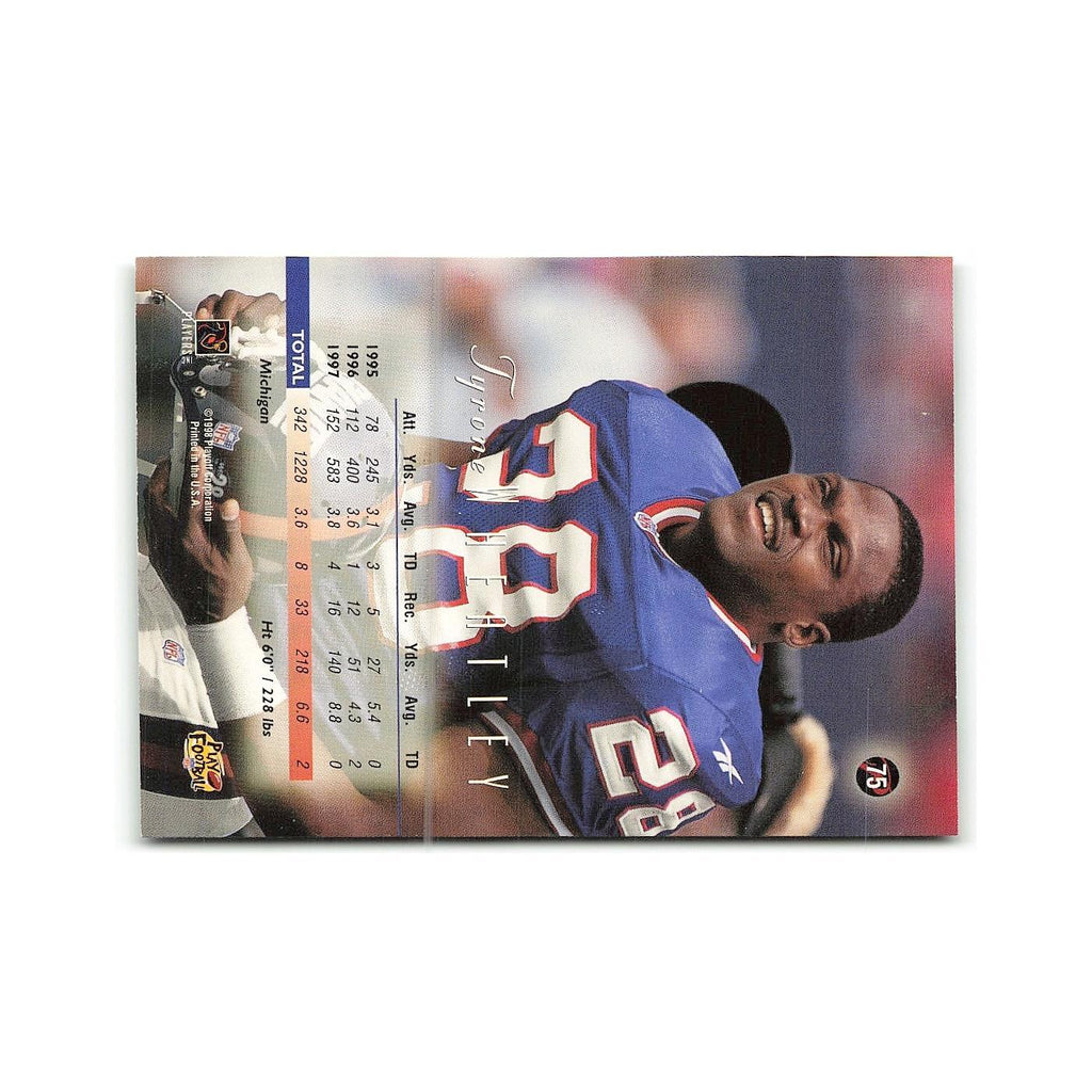 Tyrone Wheatley 1998 Playoff Prestige #75 New York Giants Football Card NM